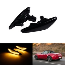 2x Black Side LED Indicator