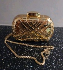 Biba  Gold Logo Mini Clutch