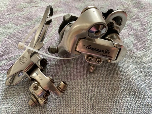 Campagnolo front and rear - front,