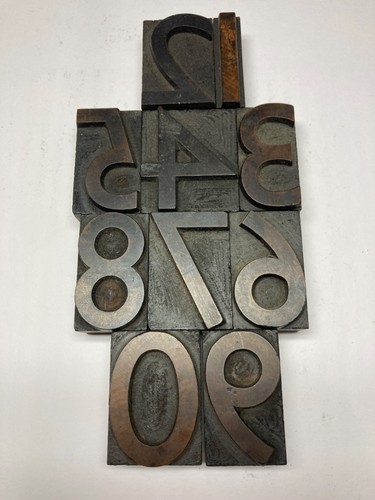 Vintage wooden letterpress