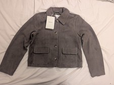 Selected Femme suede jacket in "Fungi", brand new with tags