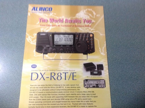 Alinco dxr8t product - alinco, leaflet