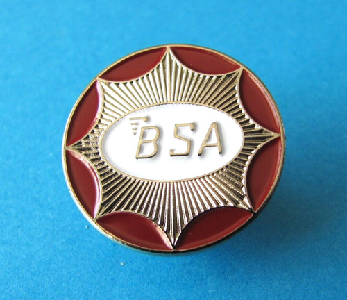 Bsa motorcycle pin badge - bsa,