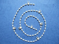 WHITE VERTICAL BLIND LINK BEAD