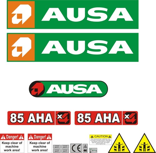 Ausa aha dumper decal - aha, set.