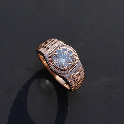 18ct rose gold - 18ct, rolex-style
