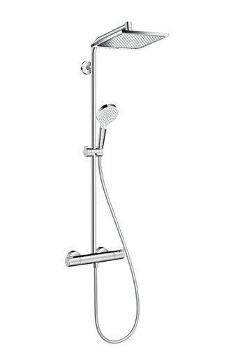 Crometta showerpipe 240 - 240, 1jet