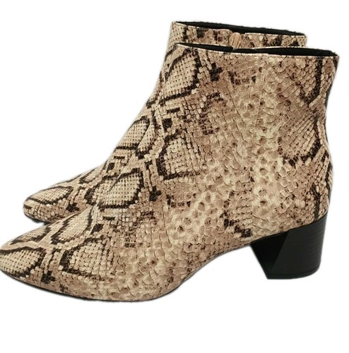 Mango animal effect block heel - mango,