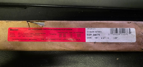 Starrett 54076 oil hardening - starrett,