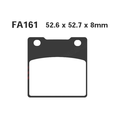 Ebc pair brake pads - ebc, v