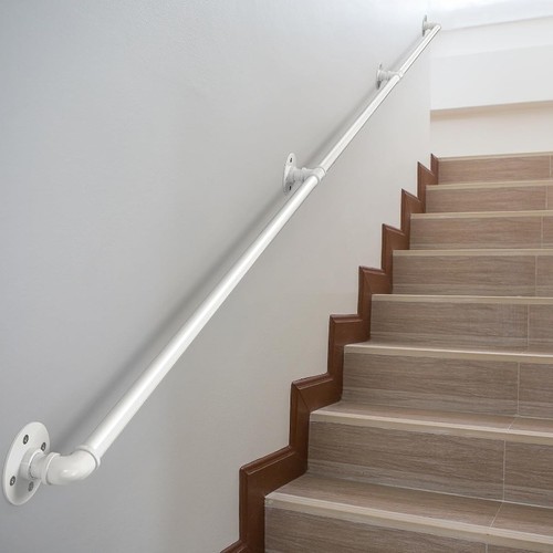 10ft metal staircase - 10ft, handrail