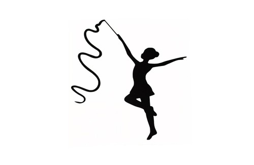 Gymnastic girl with ribbon - gymnastic,