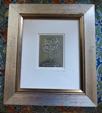 Linda Kerr Framed Pewter Panel