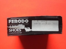 REAR BRAKE SHOES to fit DATSUN 120Y with SELF ADJUSTING BRAKES  NOS FERODO FSB58