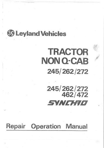 Leyland tractor 245 262 - tractor,