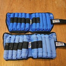 TWO ALL PRO 20LB - ADJUSTABLE ANKLE WEIGHT - COMPLETE - 40lbs Total