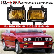Daytime Running Light Front Bumper Fog Light For BMW E30 318i 320 325i 1982-1994