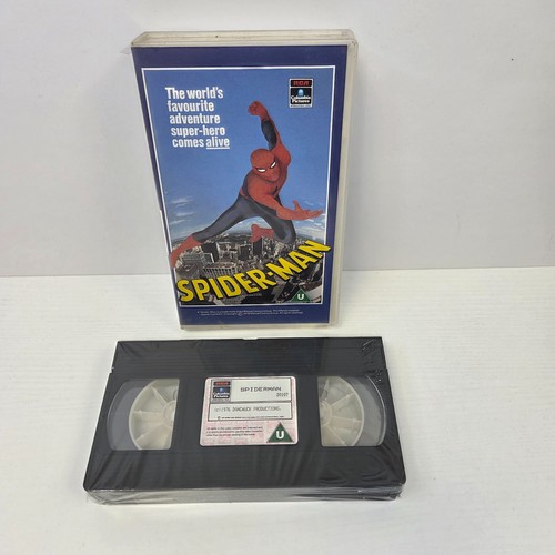 Spider man 1976 vhs - vhs, sealed