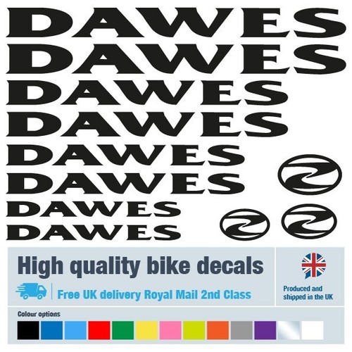 Dawes bike labels - dawes, (solid)