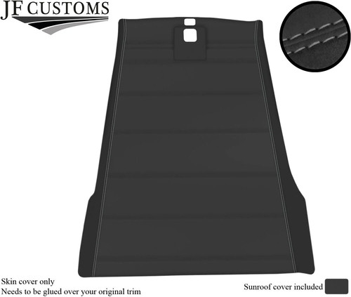Grey stitch roof headlining - roof, d