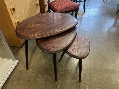 Vintage ercol pebble nest - vintage, of