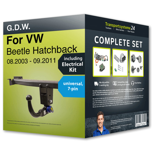 Towbar detachable for - , vw
