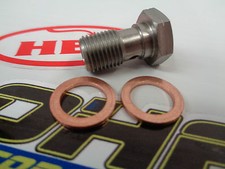 HEL Performance Stainless Steel Single Banjo Bolt Motorcycle Car M10x1.25 - NEW