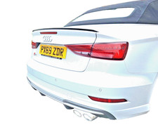 Audi A3 Cabriolet/ Convertible 13- 2020 Real Boot Spoiler Lip Unpainted
