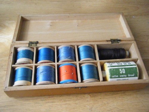 Vintage wooden box selection - box,