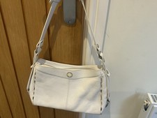 Ladies White Leather