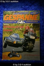 Motorcycle Sidecars No.66 6/01 HGT Honda ST 1100 Scooter