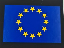 Decal Sticker Euro Flag Blue