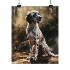 English Setter Dog Art Print