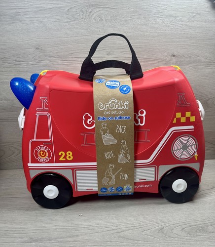 Trunki ride suitcase red - trunki,