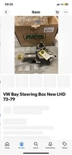 Vw Steering Box 73-79