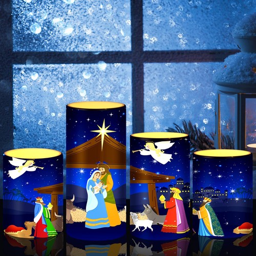 Christmas nativity scene - nativity,