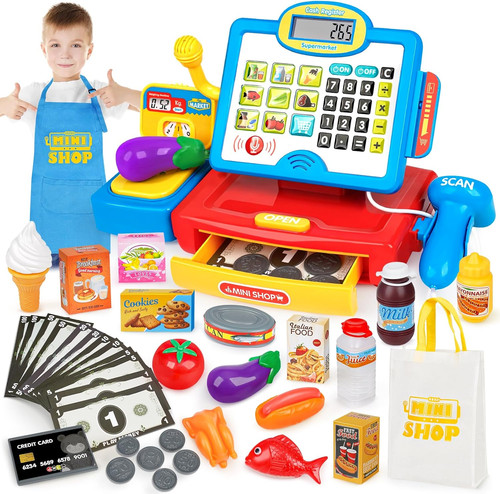 Toy till cash register - till, with