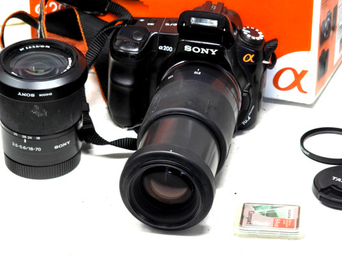 Sony alpha a200 2mp digital - alpha, 10.2mp