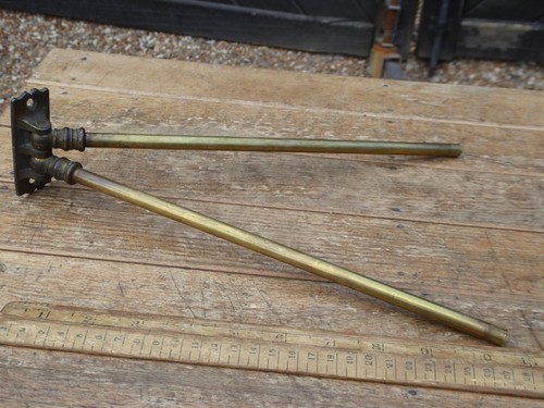 Antique double swivel brass - double,