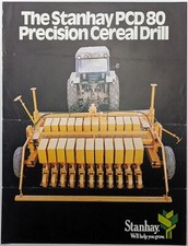 Original Stanhay PCD 80 Precision Cereal Drill Brochure , c 1980's