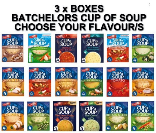 Boxes batchelors cup a - 3, x