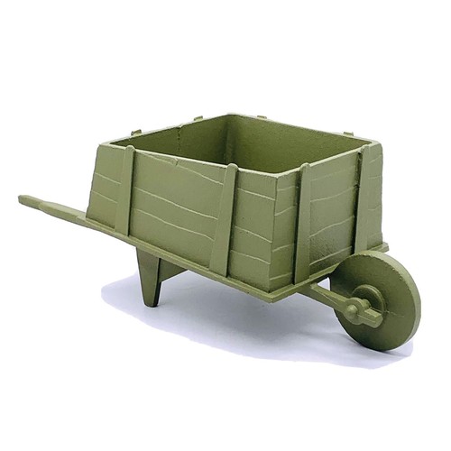 Ceramic wheelbarrow planter - wheelbarrow,