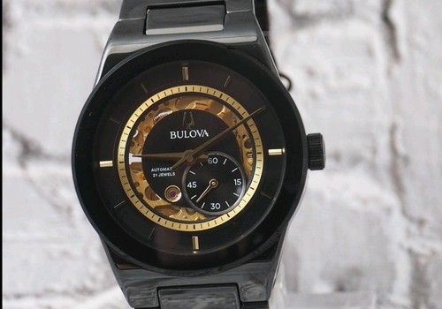 Bulova gents automatic ceramic - gents,