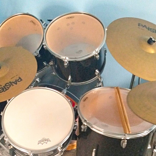 Paiste acoustic drum kit set - paiste,