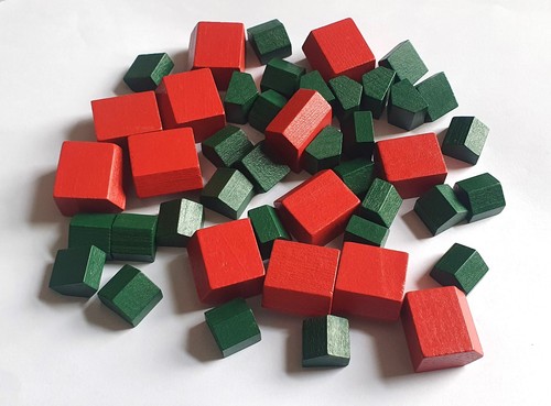 Set wooden monopoly - set,