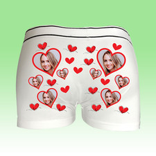 Personalised Love Hearts Photo