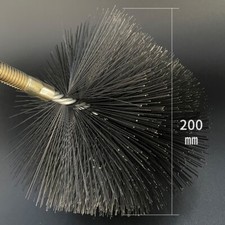 2x Round Chimney Flue Cleaning