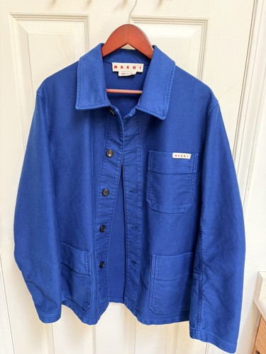 Marni chore jacket royal blue - jacket,