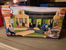 Fisher Price Thomas & Friends Wooden Railway Tidmouth Sheds Original Box