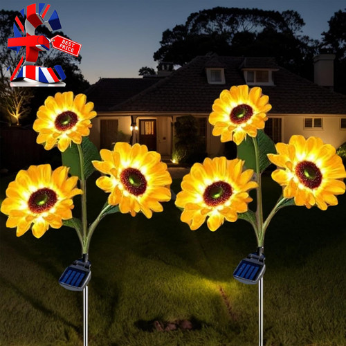 Upgraded solar sunflower - solar,